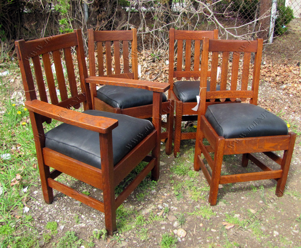 Stickley  Bros  Set Of Six Dining Chairs  |  F9586