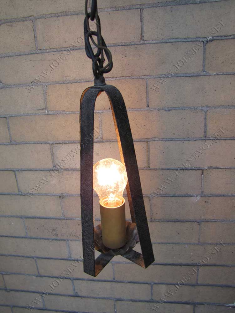 Antique  Arts & Crafts  Hanging  Lantern  |  W2747