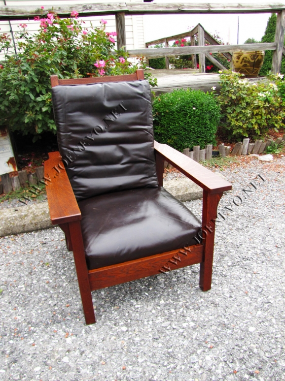 Antique Gustav Stickley  Morris Chair  |  w3056