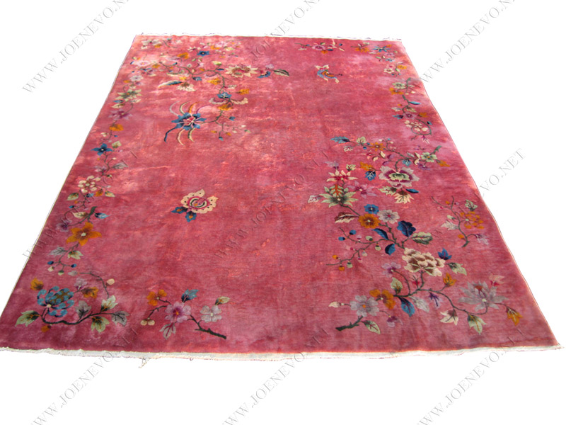 ANTIQUE Chinese hand knotted DECO rug | rr2460