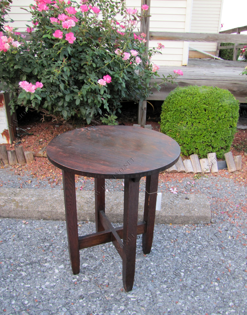 Antique arts@Crafts signed Limbert table w3944