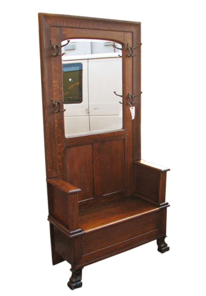 Great Large Oak Hall Tree F7039 joenevo