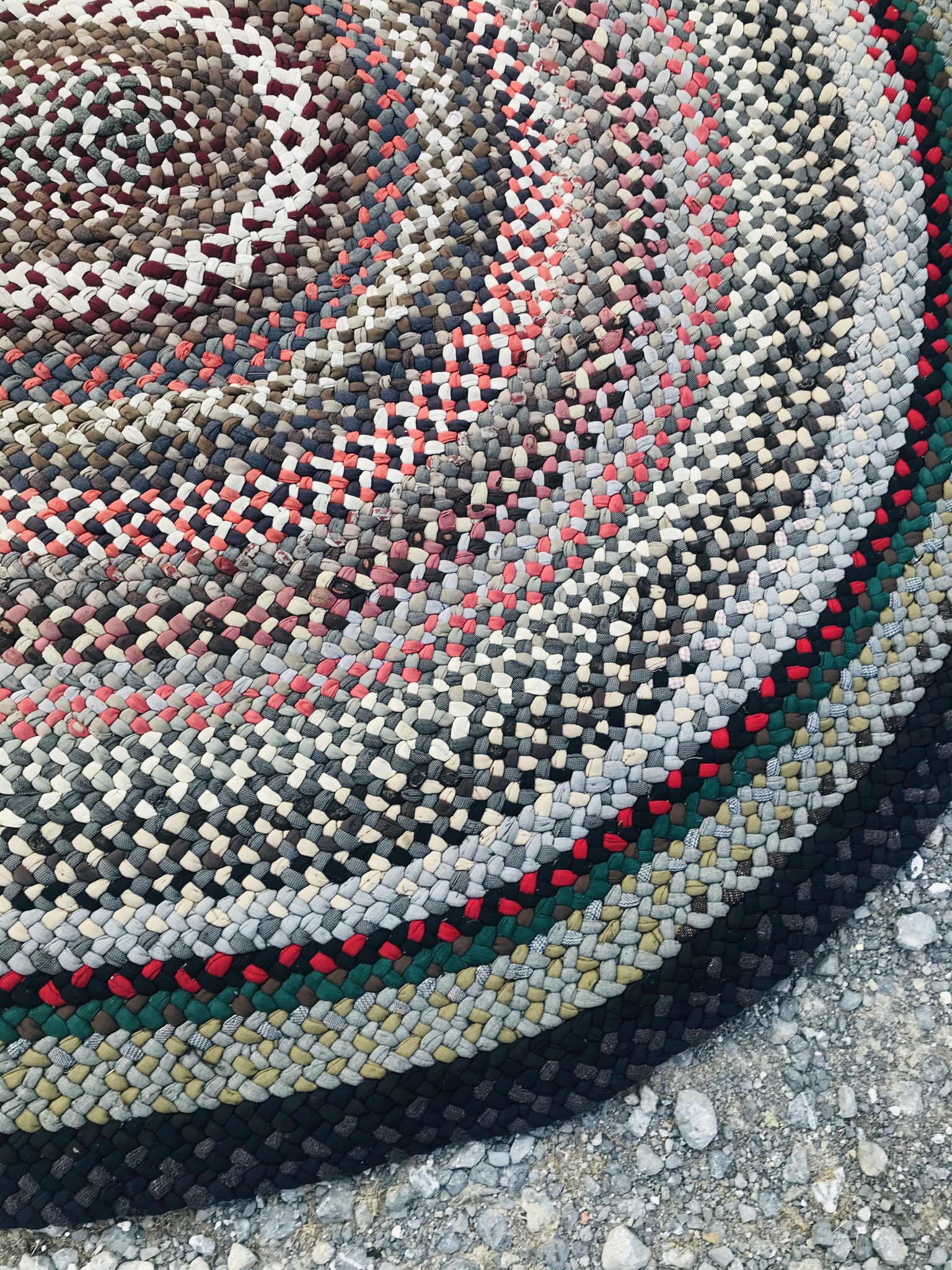 Vintage Braided Rug. RR3456 joenevo