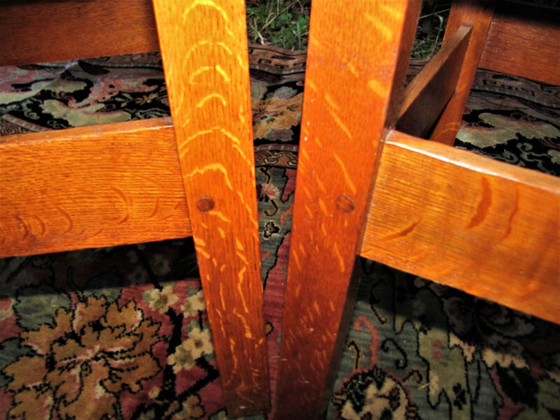 Superb & Rare Antique Pair of Stickley Brothers Side Chairs. W5414 - Image 9