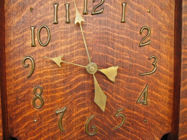 Arts & Crafts  Grandfather Clock F1113