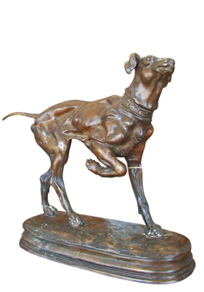 Bronze Dog Sculpture FF794 - joenevo