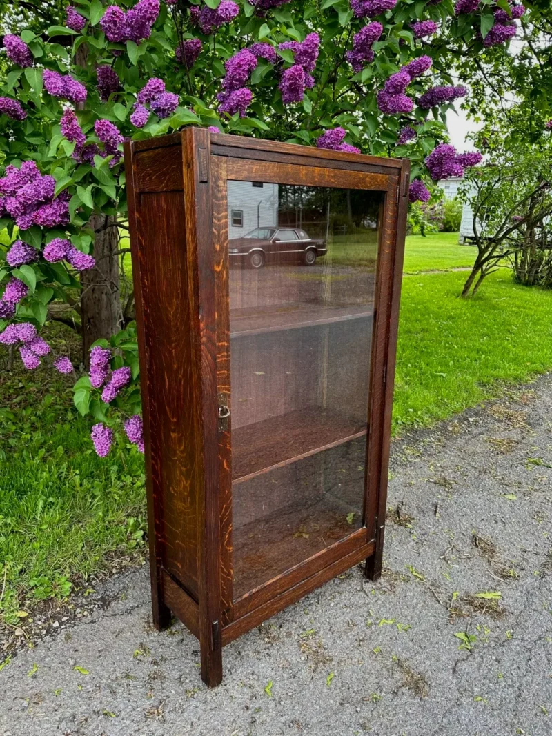 ANTIQUE GRAND RAPID bookcase , circa 1900 stickley era w7423 - Image 8