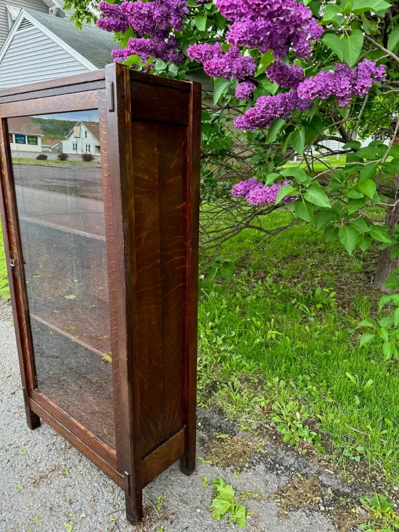 ANTIQUE GRAND RAPID bookcase , circa 1900 stickley era w7423 - Image 10